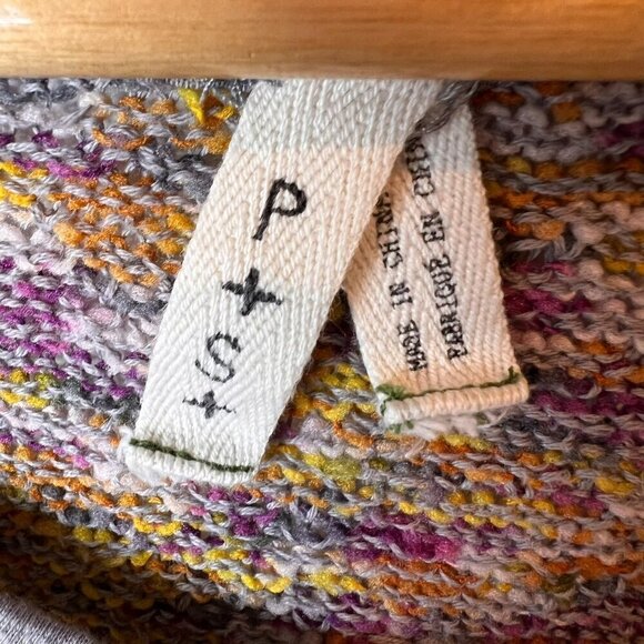 We the Free Sweater Womens Size Small Colorful Boston Melange Marled Side Slits - Picture 2 of 15